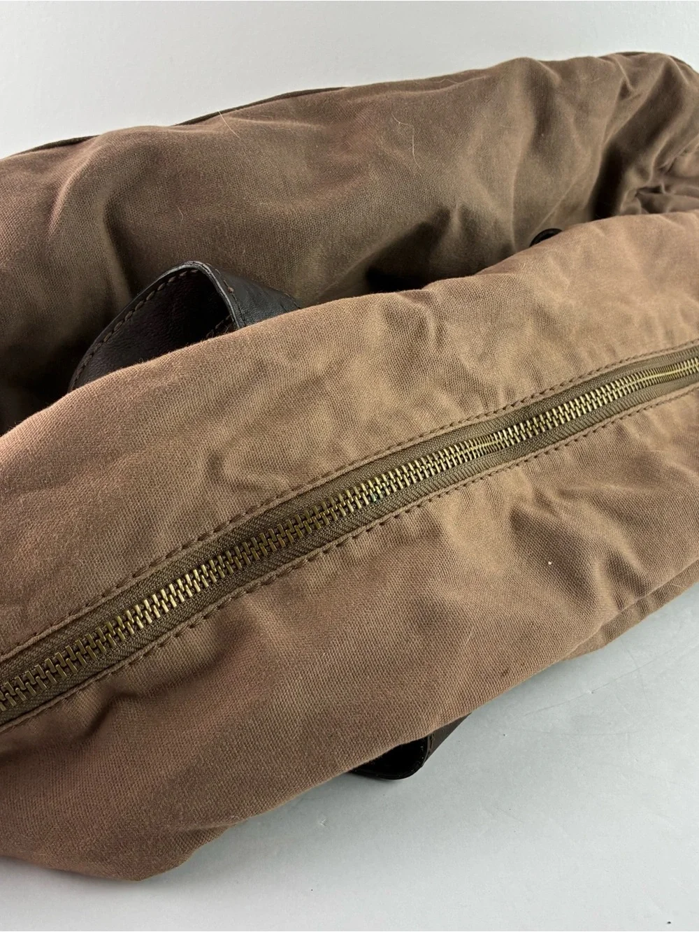 Fossil Weekender Bag Duffel - Canvas & Leather